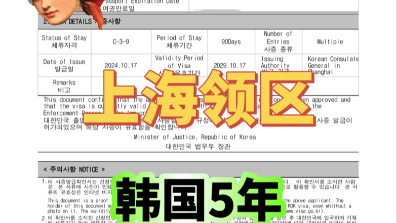 10月21日出签!日本签证!韩国签证简化材料!全国各领区都可以办理!哔哩哔哩bilibili