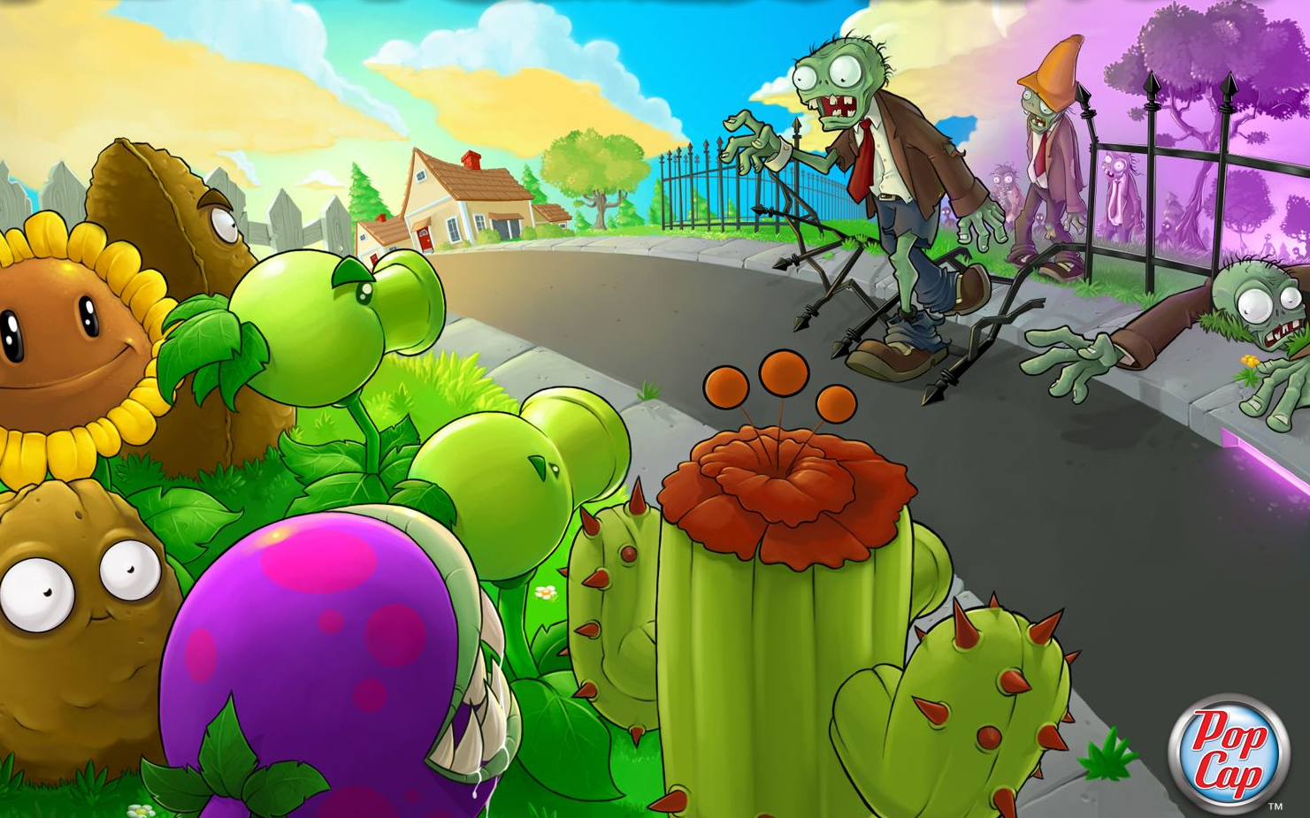 只用植物僵尸打不到的植物和咖啡豆过关