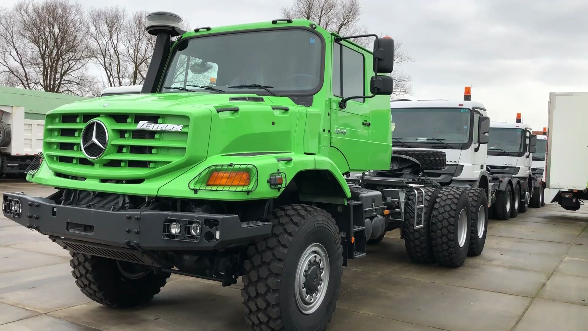 mercedes zetros 3343 6x6 奔馳卡車