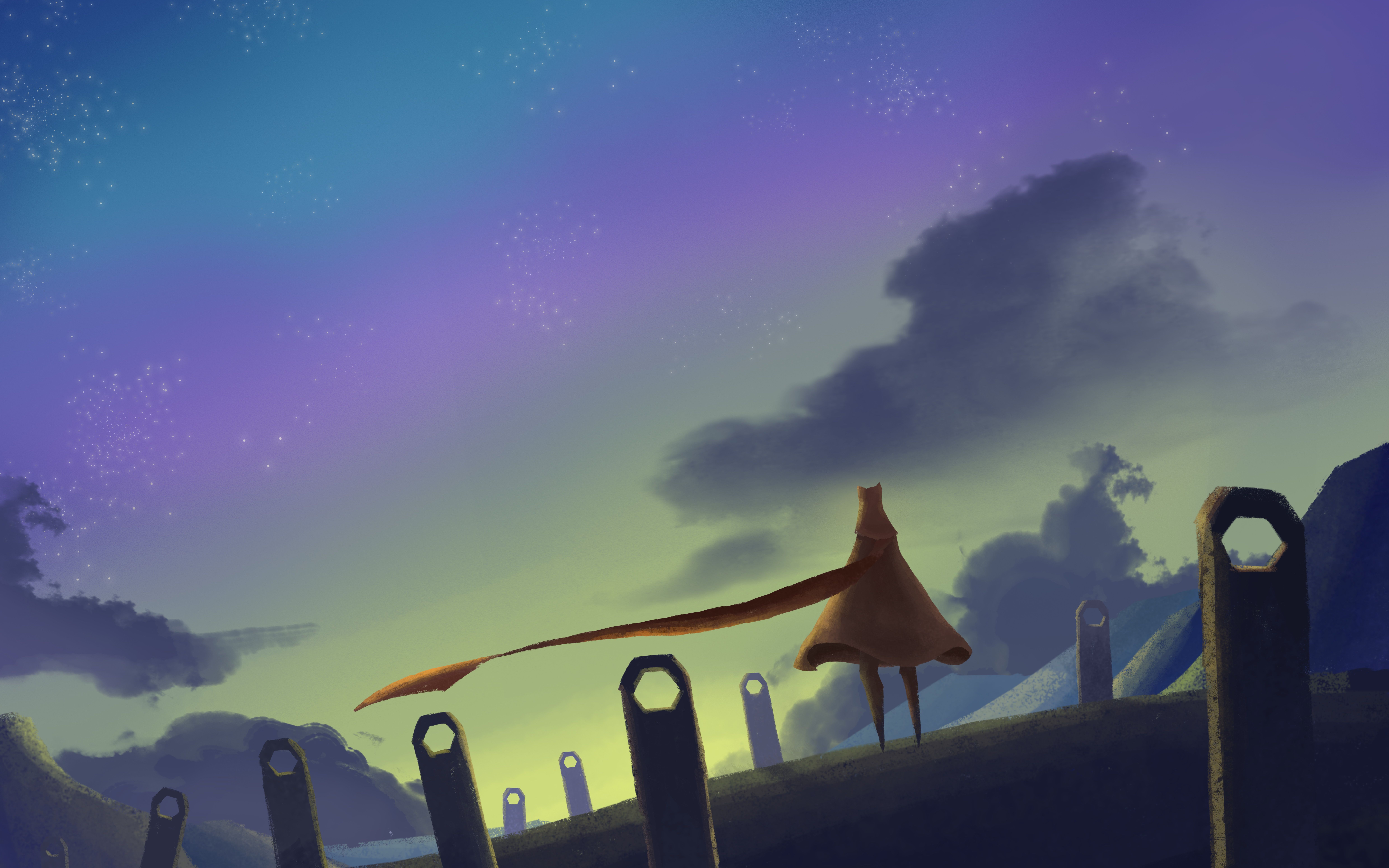 【绘画】风之旅人