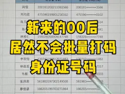 Download Video: 身份证号码批量打码