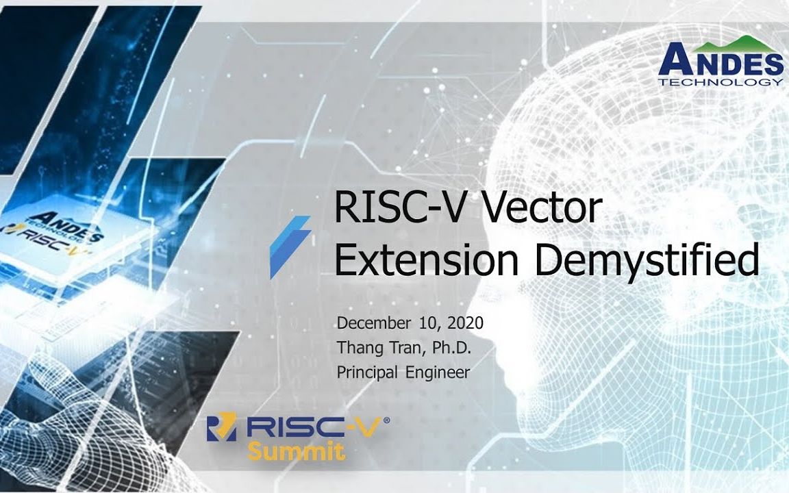 教程：RISC-V Vector Extension Demystified_哔哩哔哩_bilibili