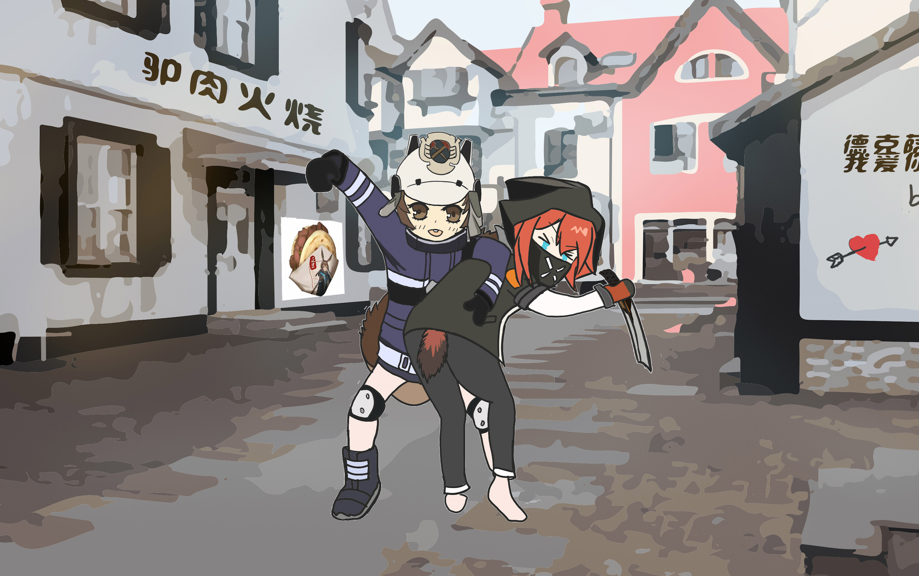 【明日方舟】阿消与弑君者的搓屁舞