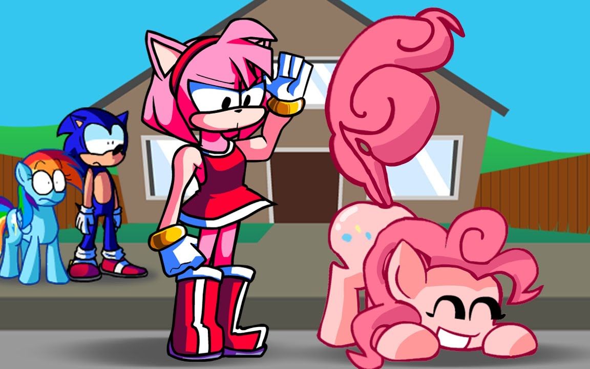 [图]Amy VS Pinkie Pie - Blockhead but... it's REVENGE!