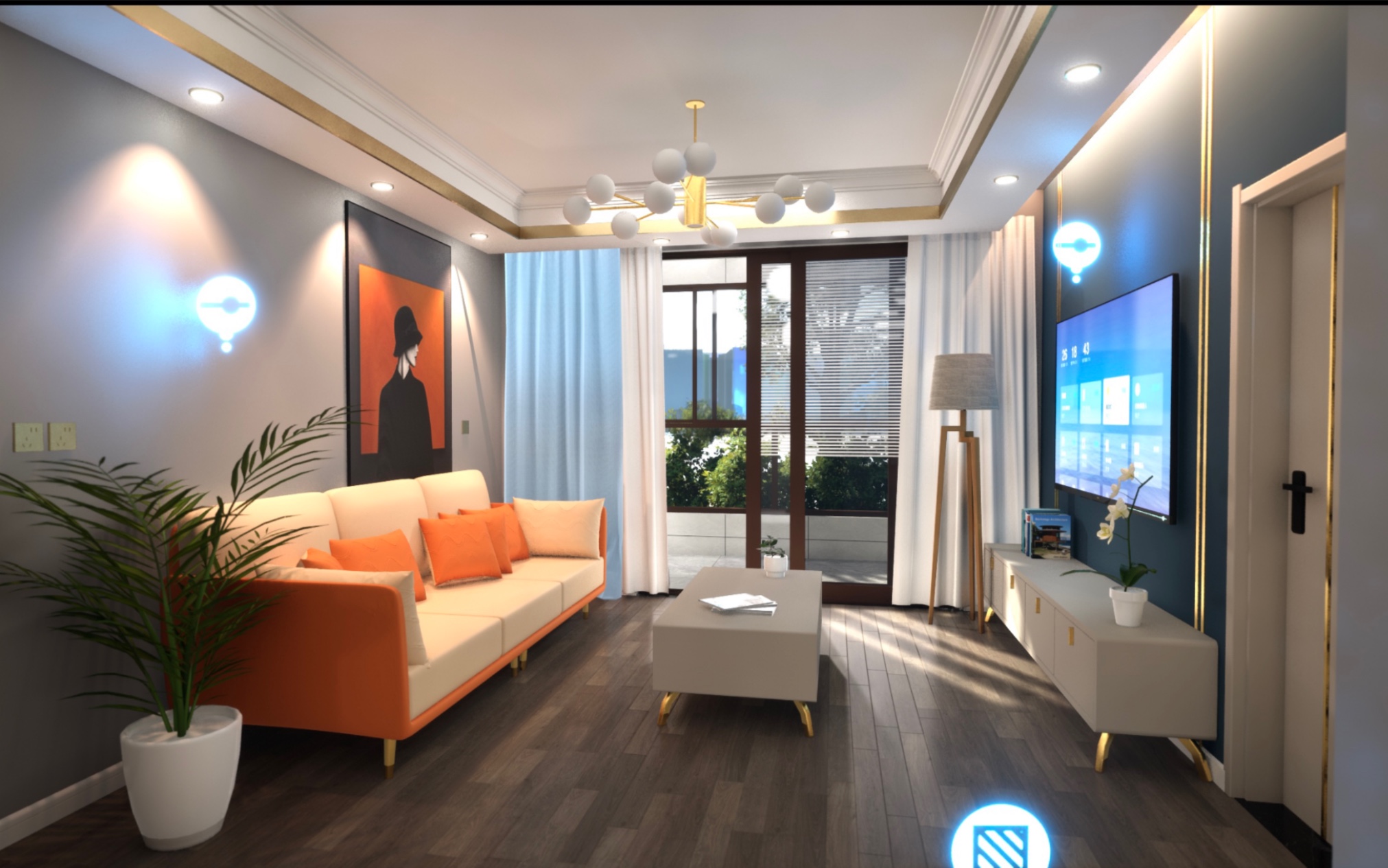 ue5室内装修样板间交互案例