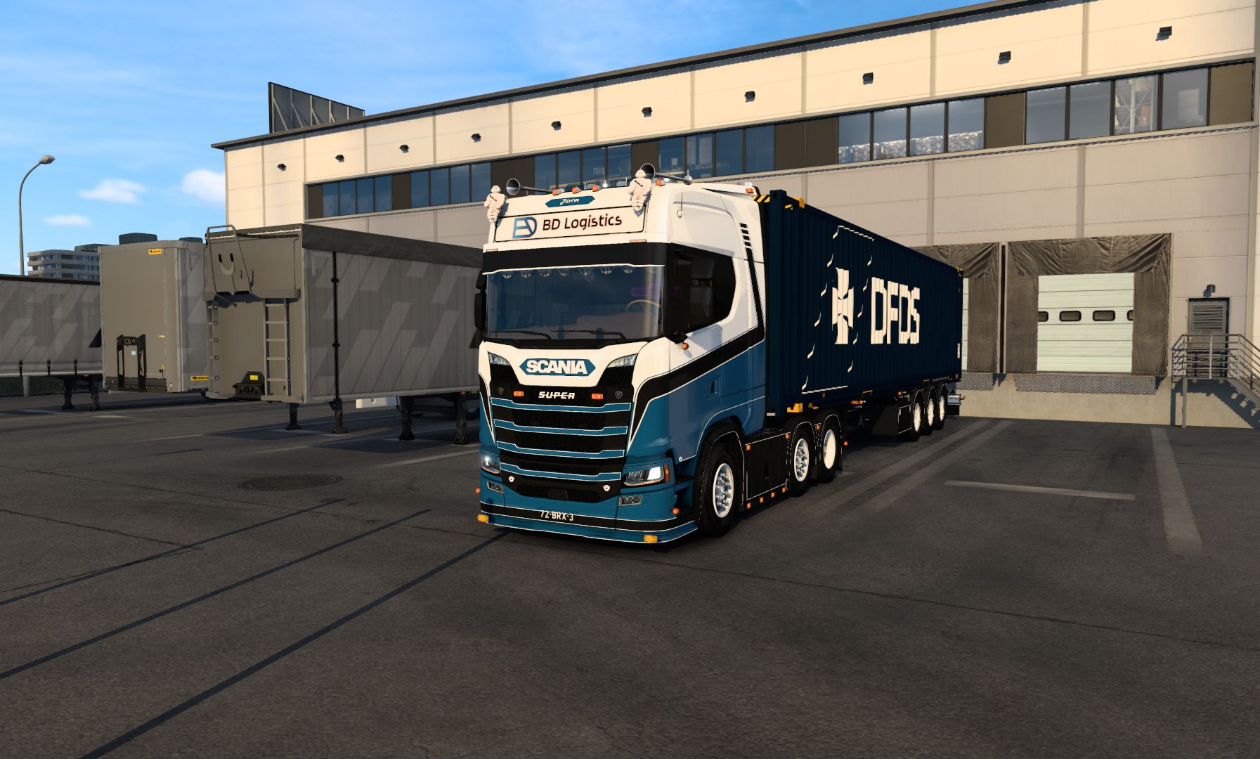 【欧卡2】新车斯堪尼亚(bd logistics)第一趟货运 探索奥地利