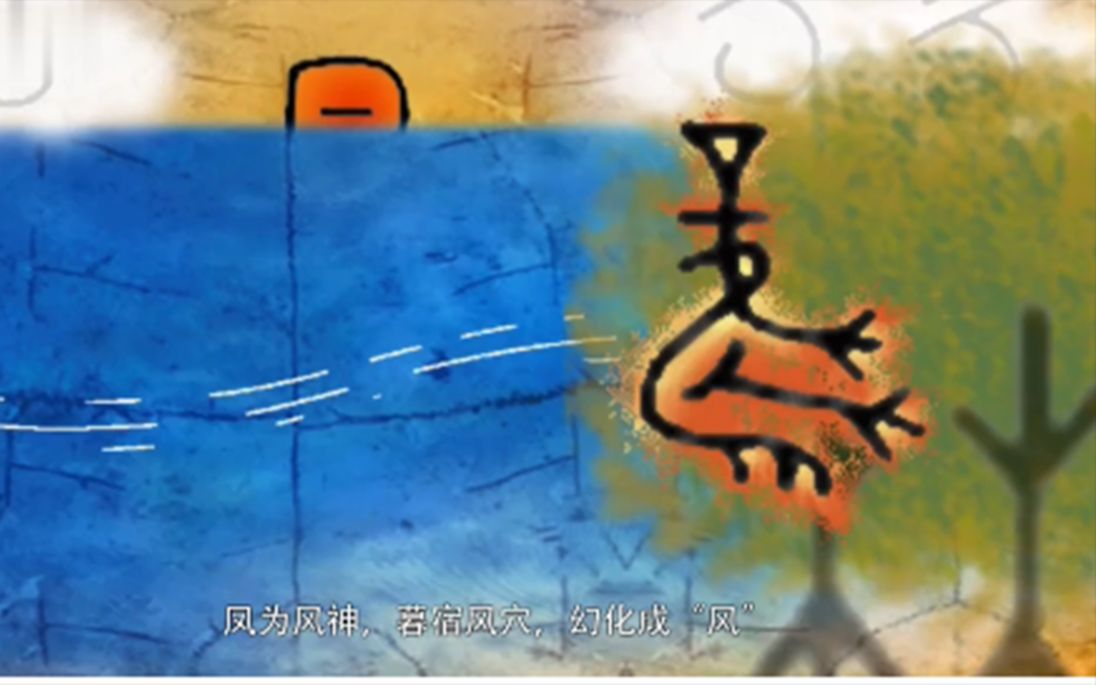 甲骨文动画——“凤”原是“风”的幻化,“雨”的合集哔哩哔哩bilibili