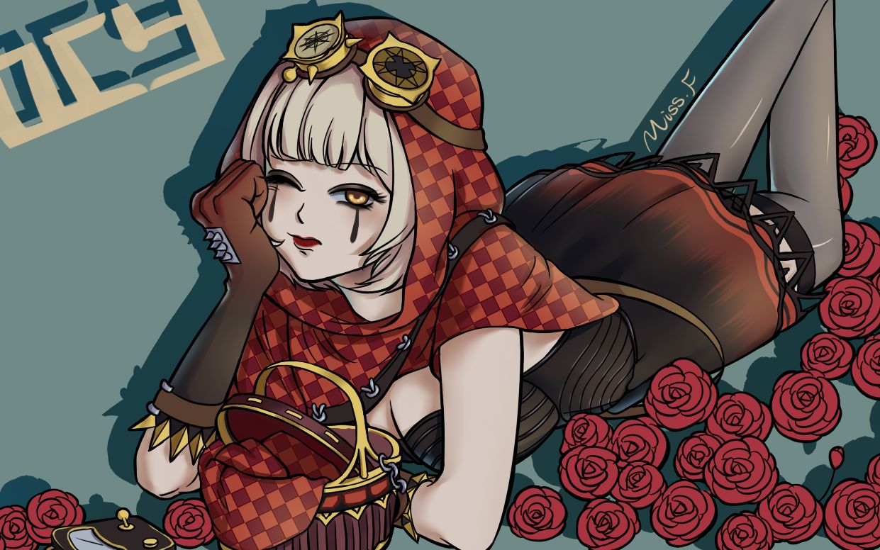 【板绘】摸一个特蕾西(2323*)79丨背景残废玩家的小红帽二十五