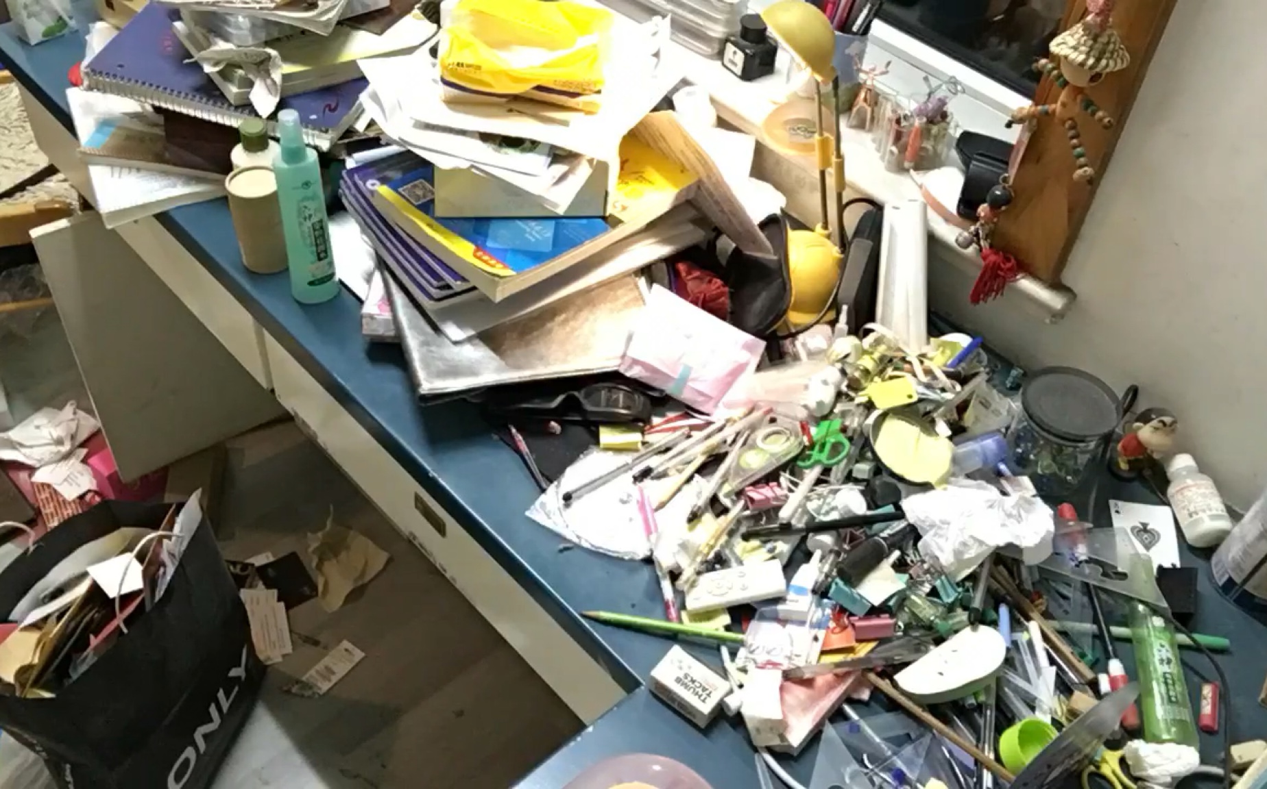 【强迫症】垃圾堆一样的书桌大整理全过程