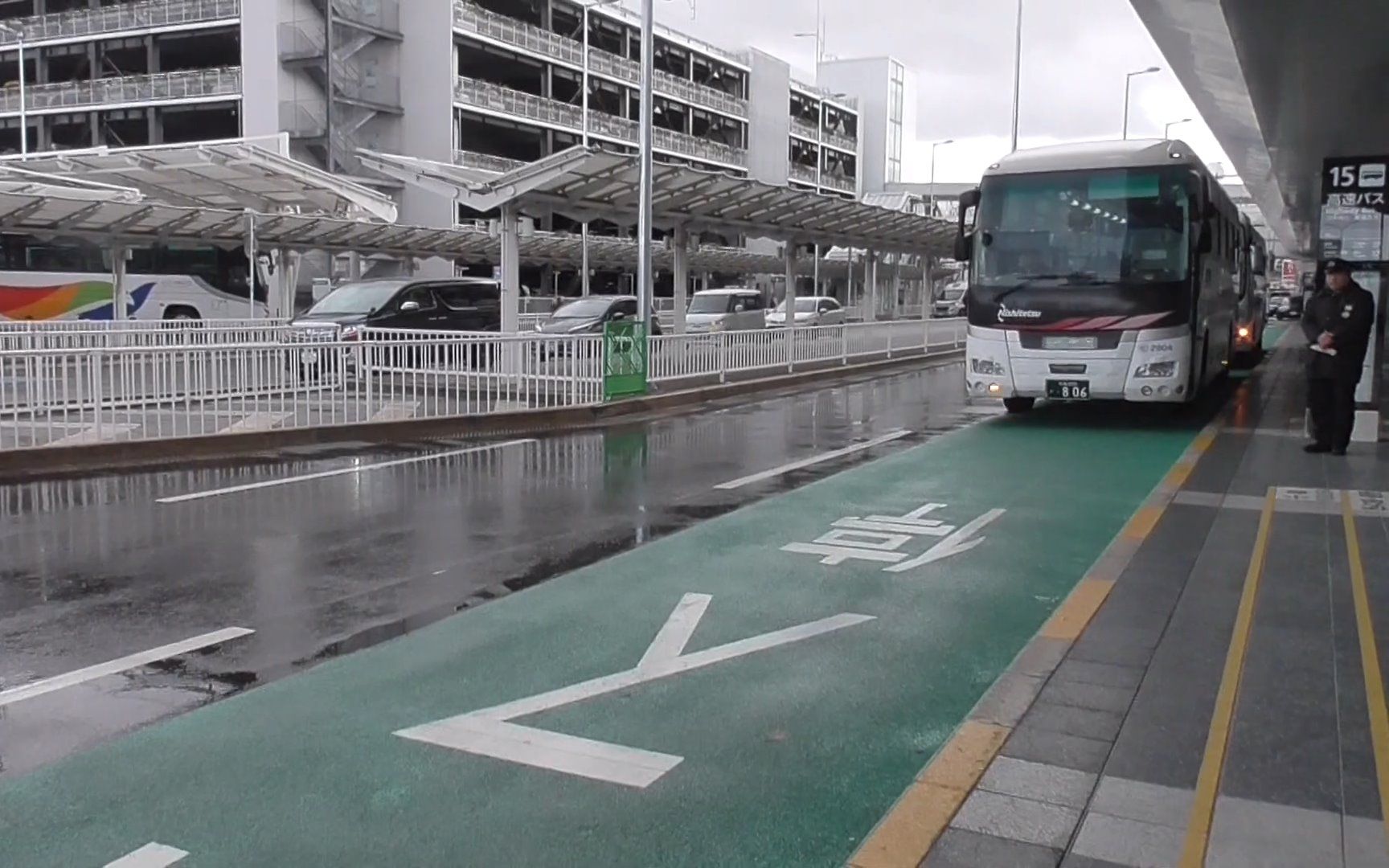 [图]【巴士展望】日本國・西日本鉄道・西鉄高速巴士・廃止路線（福岡空港国内線航站樓北→砂津）2020.1.8