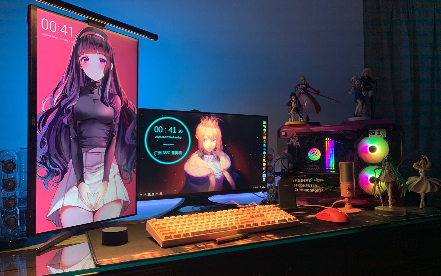 一个宅男的桌面展示_哔哩哔哩_bilibili