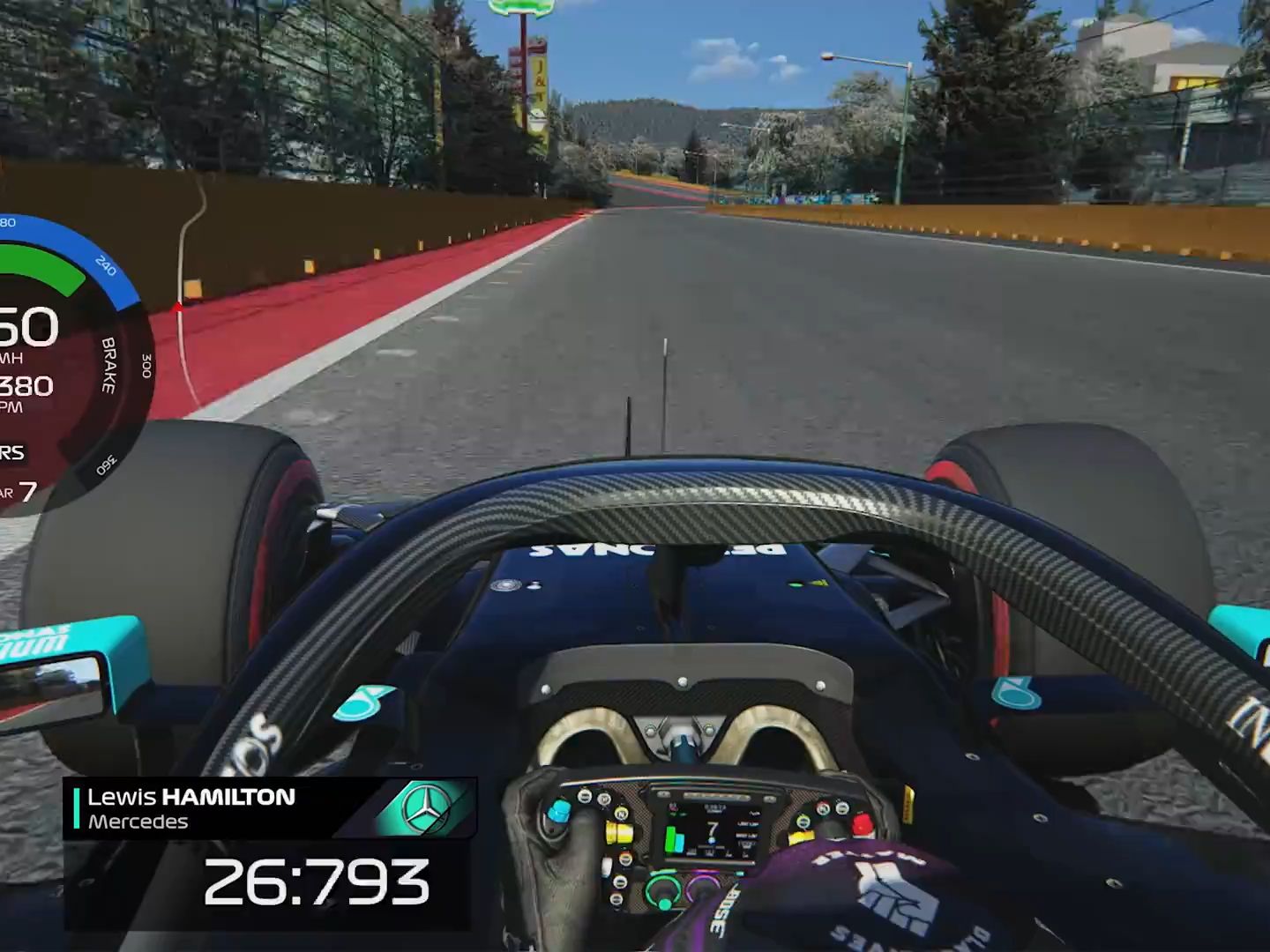 f1 2020 富内斯赛道 汉密尔顿 车载 游戏名:神力科莎
