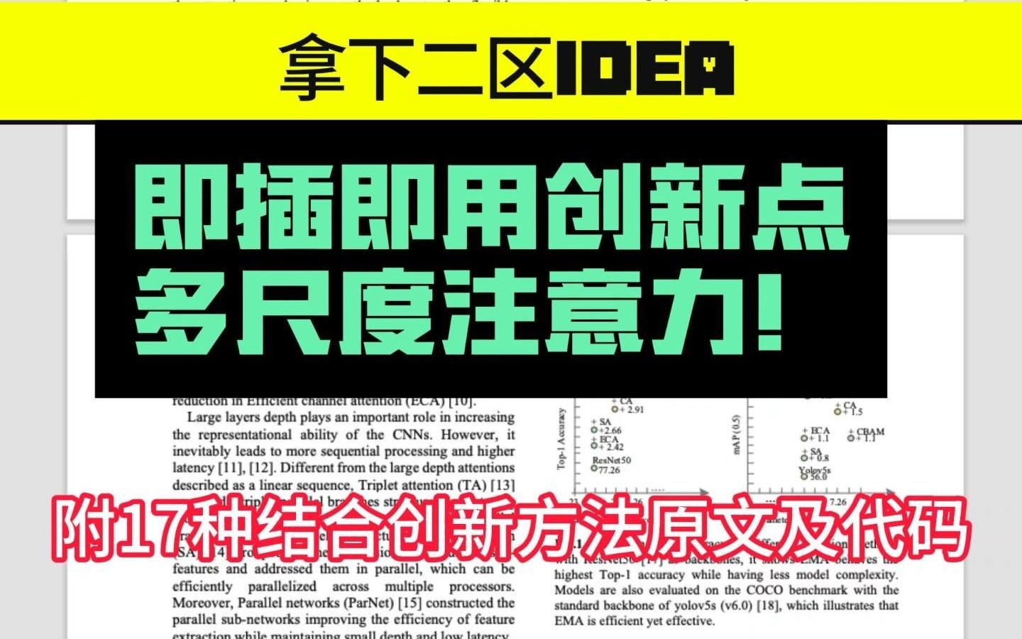 拿下二区idea!即插即用创新点:多尺度注意力!哔哩哔哩bilibili