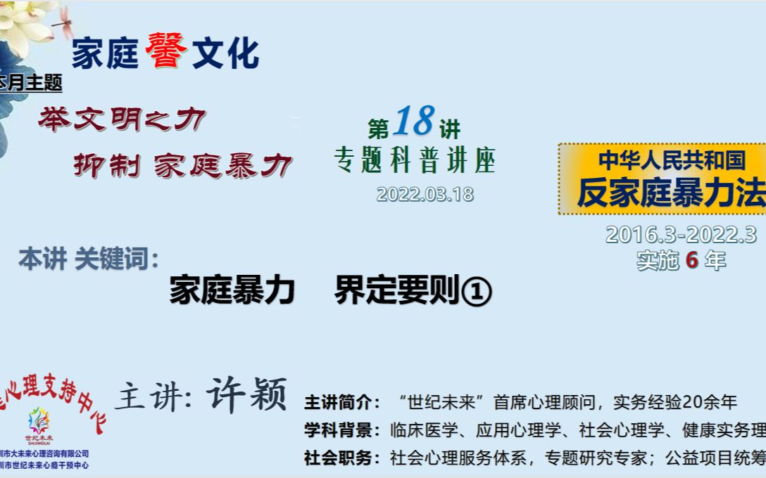 举文明之力,抑制家庭暴力——家庭暴力的界定要则(一)哔哩哔哩bilibili