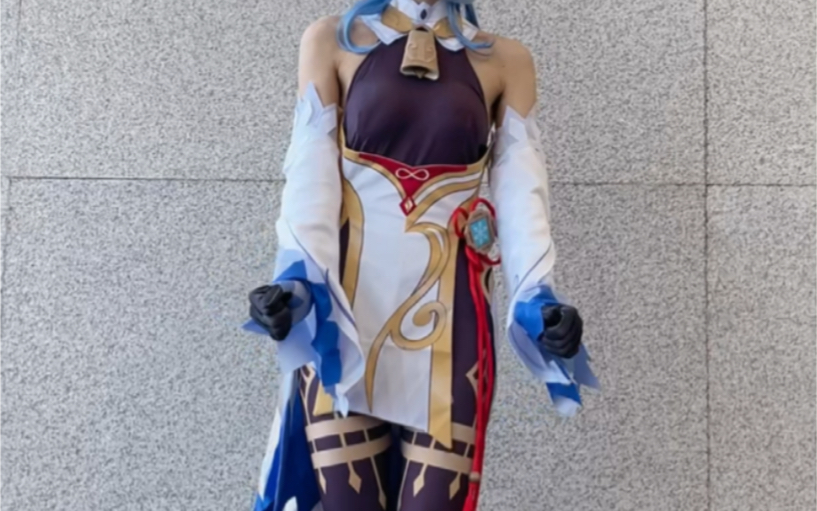 四小一次尴尬的漫展尬舞社死经历原神甘雨cosplay