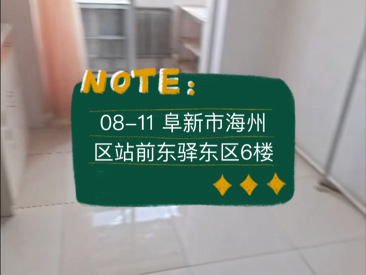 0811 阜新市海州区站前东驿东区一室一厅,6楼,3.5vv #阜新 #鹤岗房子 #阜新二手房哔哩哔哩bilibili