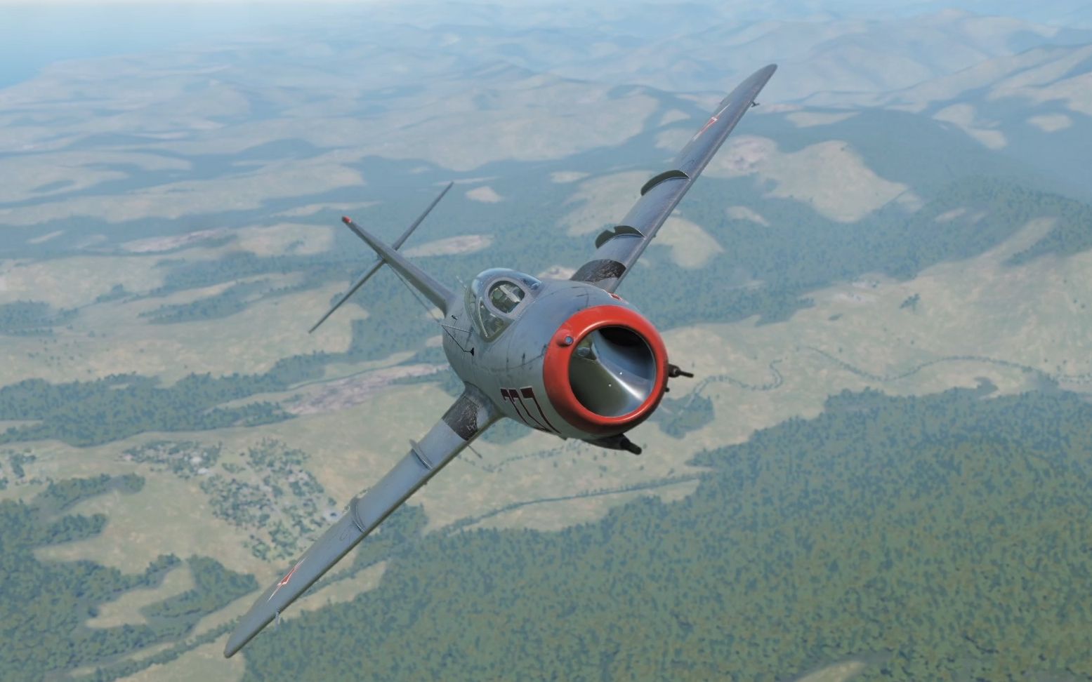 [dcs]走近喷气时代:米格15比斯快速任务-拦截