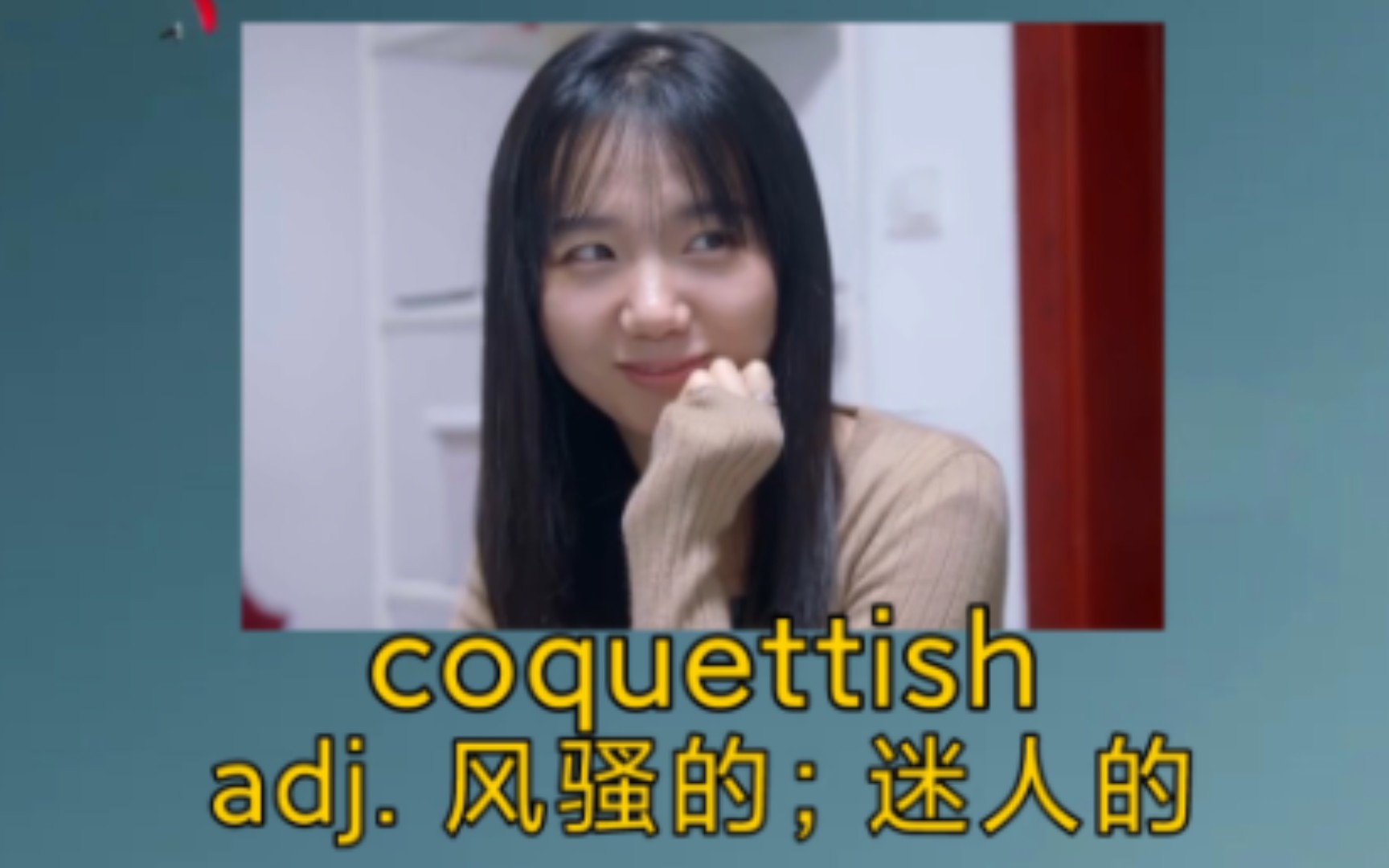 《我就喜欢骚的》 coquettish:adj. 妖艳的;卖弄风情的;迷人的哔哩哔哩bilibili