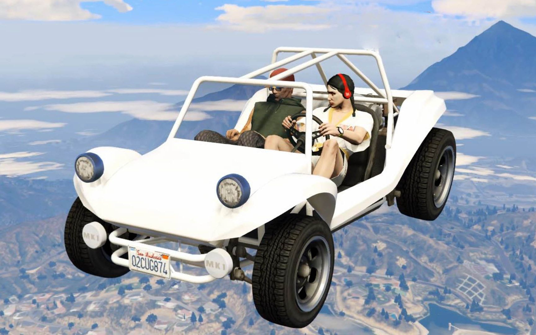 【gta5】碰碰车版的瞎子开车 全程靠队友指挥吃点