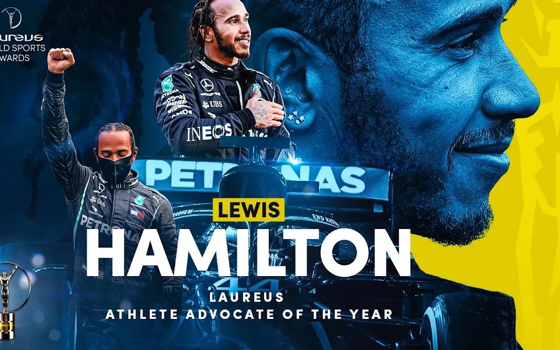 [图]Lewis wins the Laureus Athlete Advocate of the Year Award!