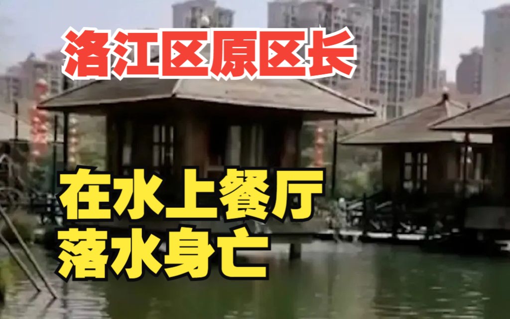 一原区长在水上餐厅落水身亡?当地回应:系泉州市洛江区原区长哔哩哔哩bilibili