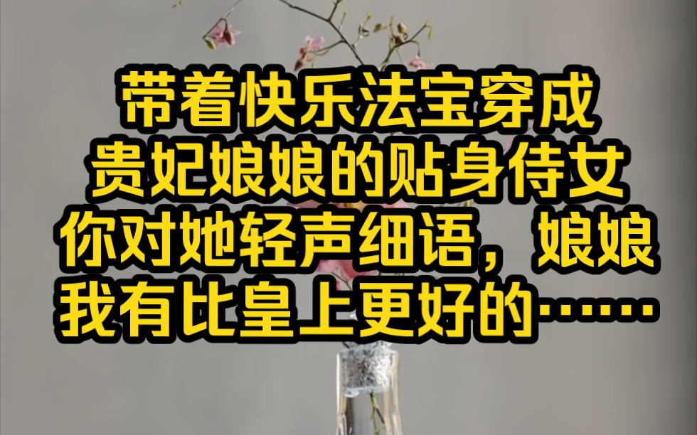 带着快乐法宝穿成贵妃娘娘的贴身侍女后,你对她轻声细语:“娘娘,我有比皇上更好的......”哔哩哔哩bilibili