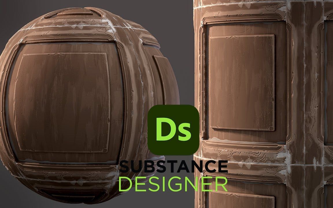 Substance 3D Designer!制作风格化木板材质!哔哩哔哩bilibili