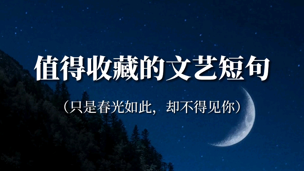 “遇事不决,可问春风.春风不语,遵循己心”‖值得摘抄的文艺短句哔哩哔哩bilibili