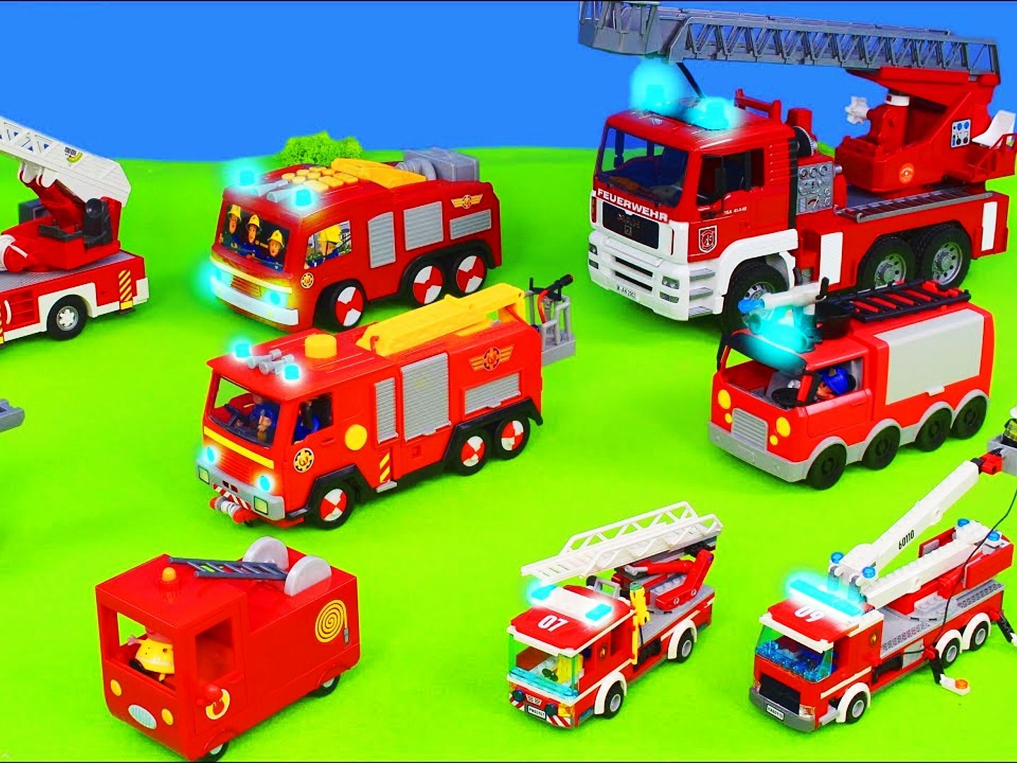 儿童益智玩具:儿童消防车玩具大合集,款式各异,点燃你的英雄梦