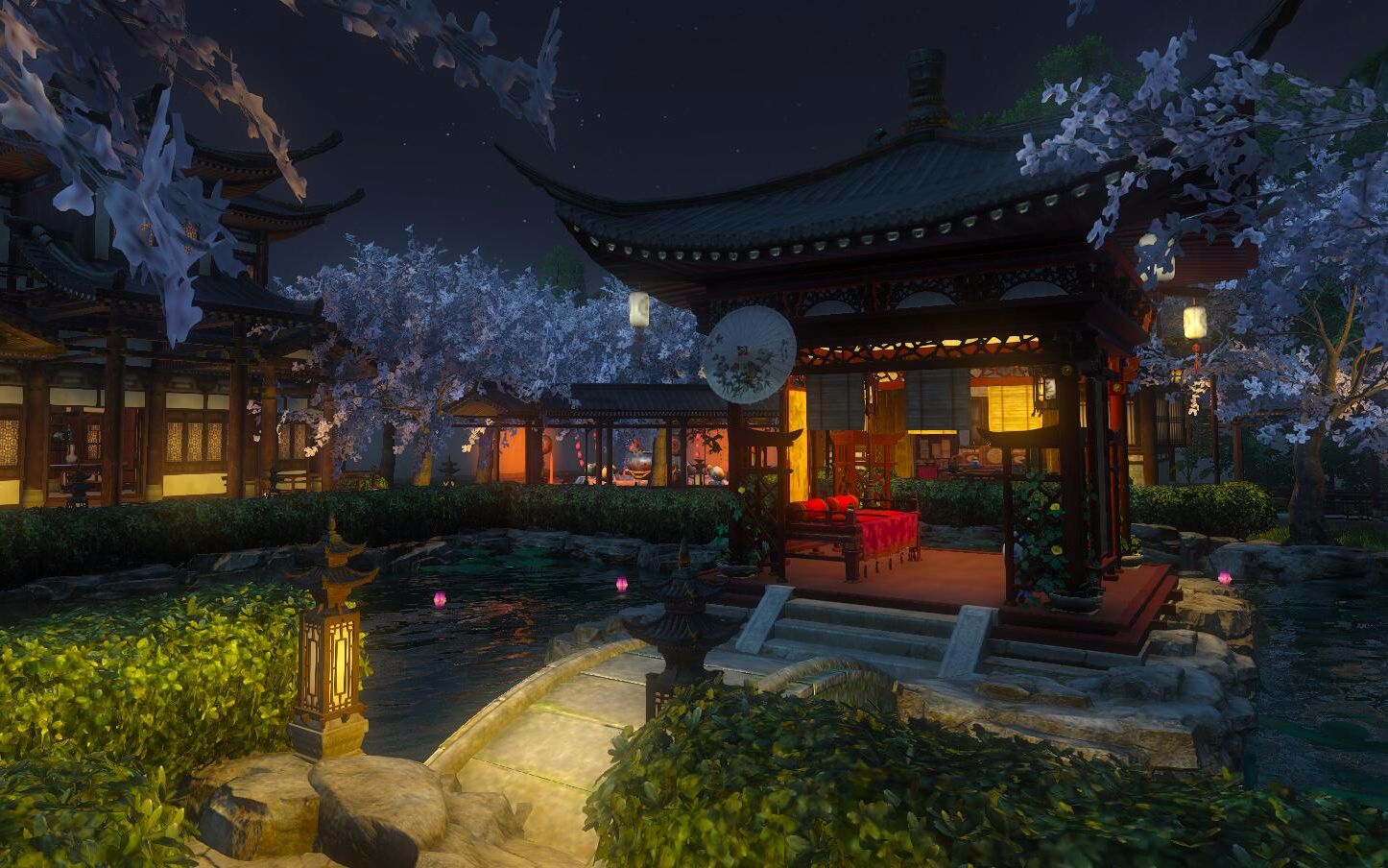 逆水寒六级庄园展示 静月居_哔哩哔哩 (゜-゜)つロ 干杯~-bilibili