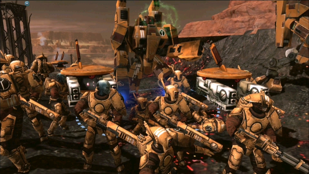 【战锤40k:战争黎明2】钛帝国vs兽人小子,钛钛钛钛钛厉害辣!