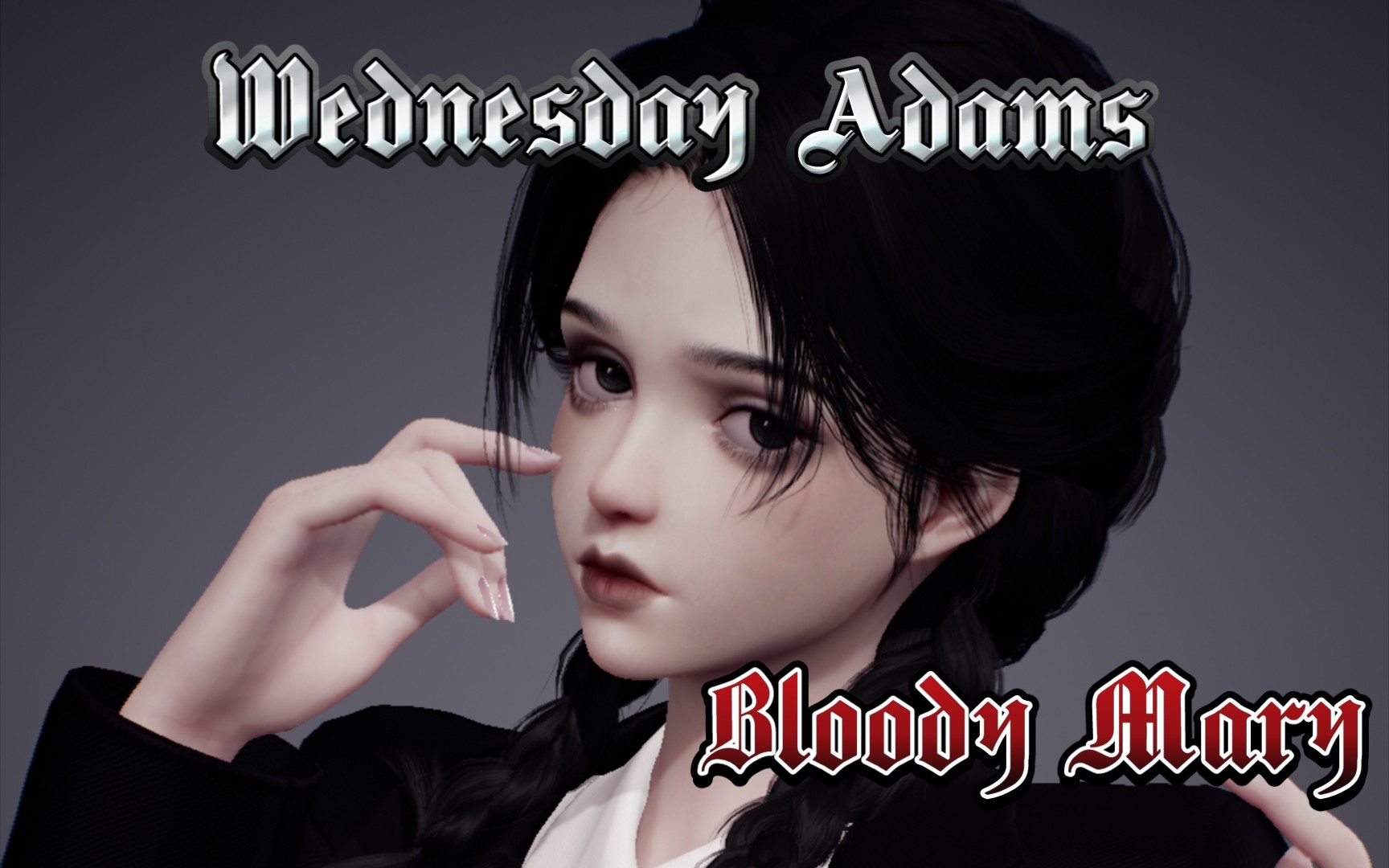 [图]【以闪亮之名】「Wednesday」×「Bloody Mary」——美剧《星期三》Tiktok热门短视频模仿の踩点剪辑