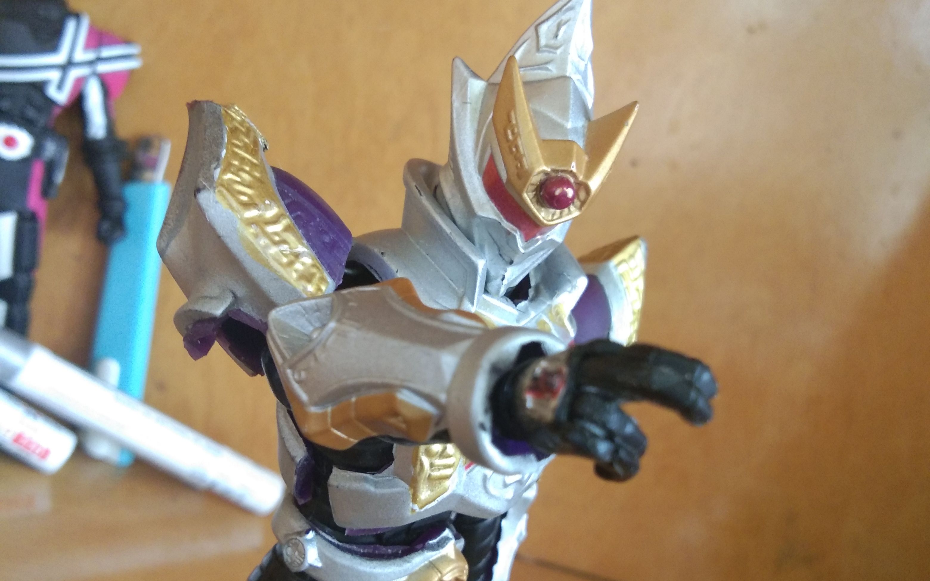 软胶自改修罗侠软胶可动改造可动人偶展示捕将素体