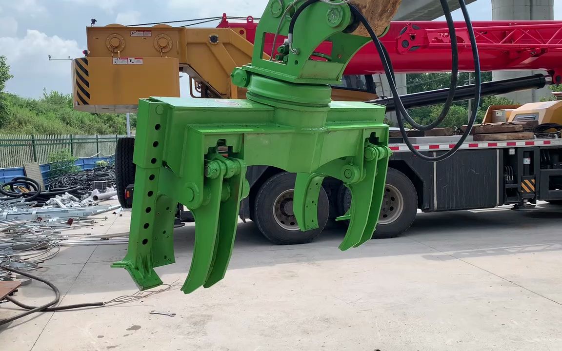 电线杆夹具 电线杆夹子改装 吊电线杆专用夹子 水泥