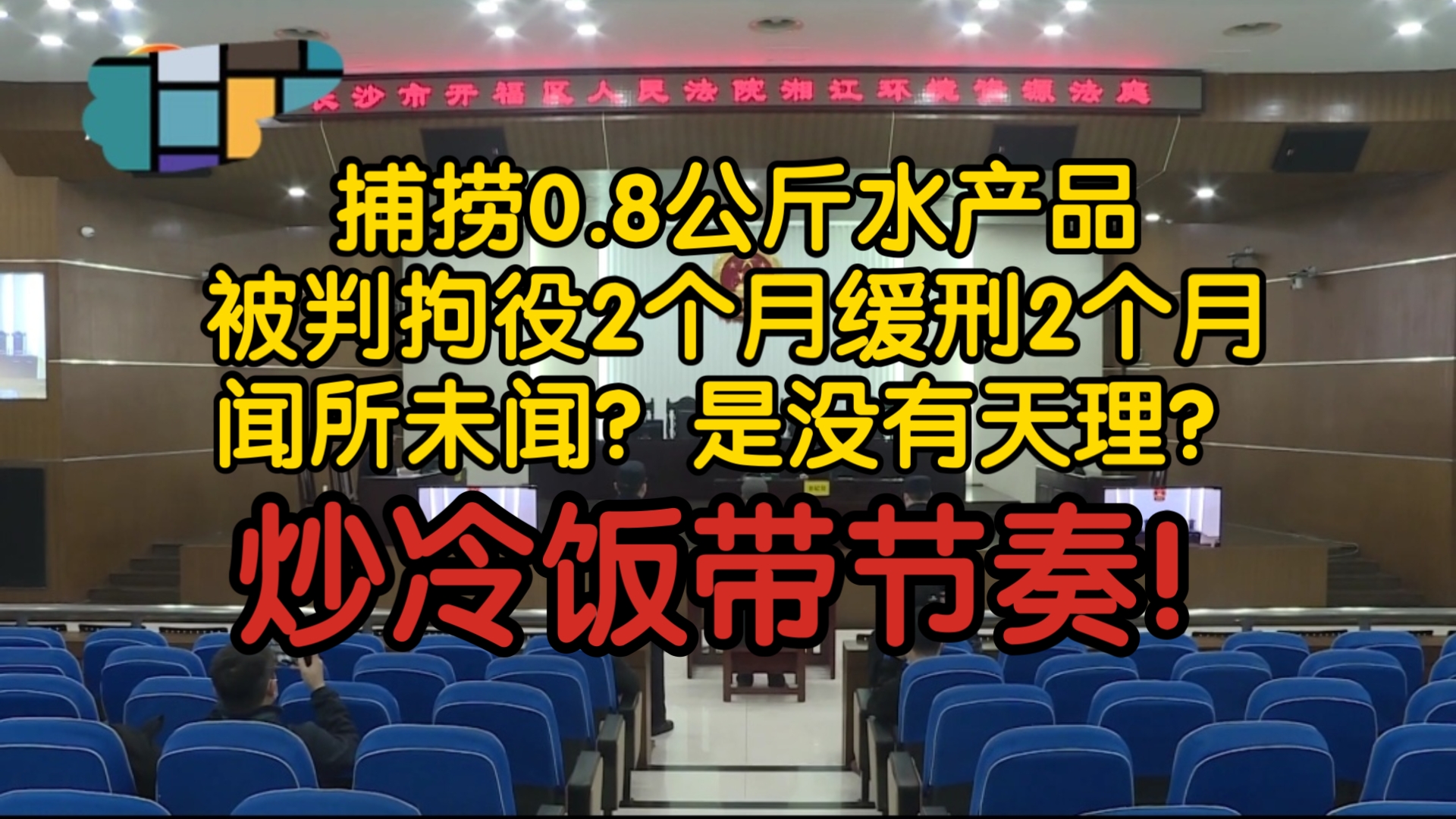 【反节奏】捕捞0.8公斤水产品被判拘役2个月缓刑2个月,闻所未闻?是没有天理?炒冷饭带节奏!实为严厉非法捕捞!哔哩哔哩bilibili