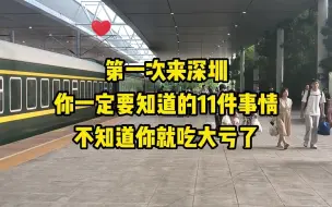 Download Video: 第一次来深圳，你一定要知道的11件事情！