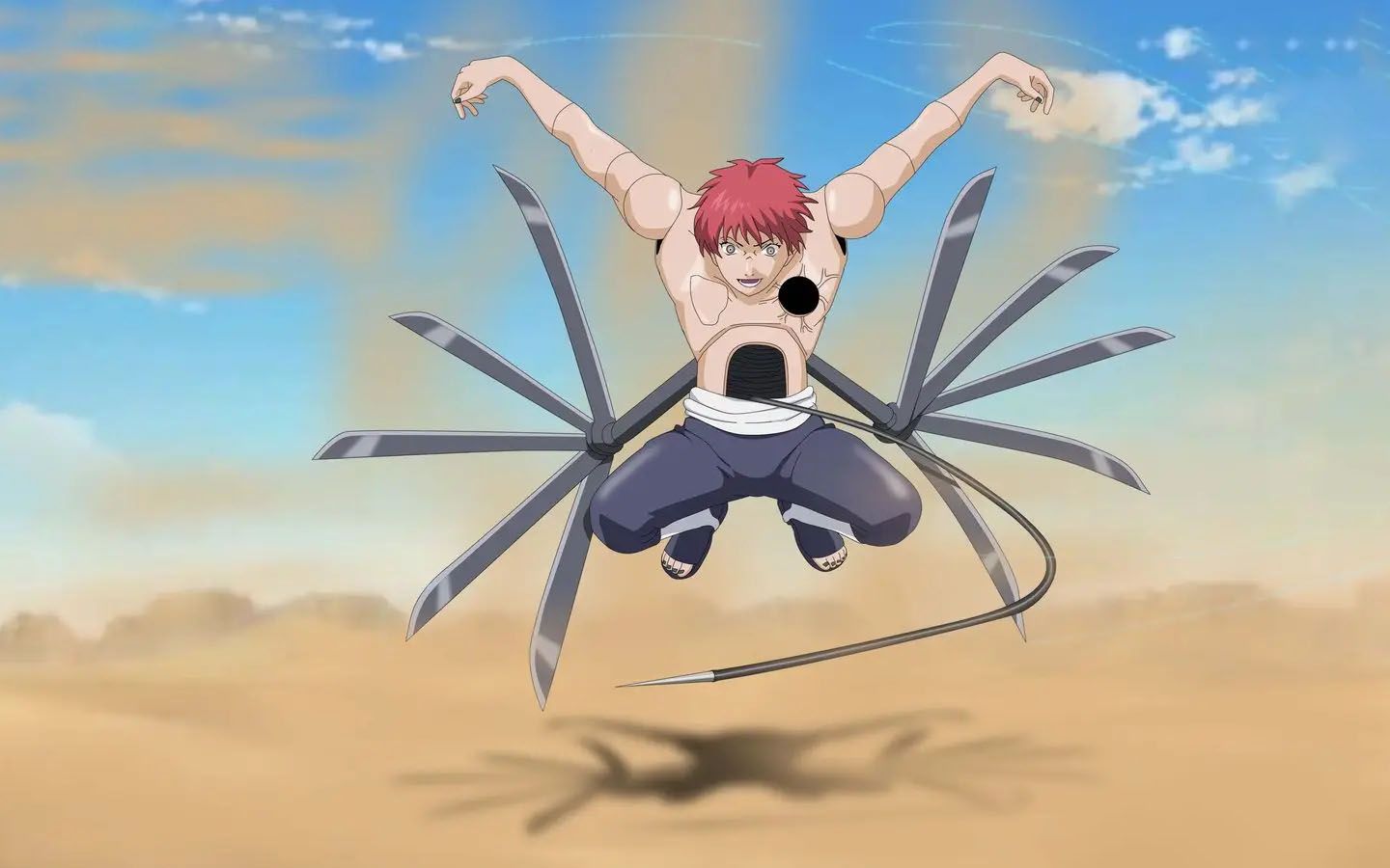 三代风影vs赤砂之蝎-俊鸢-健身-哔哩哔哩视频