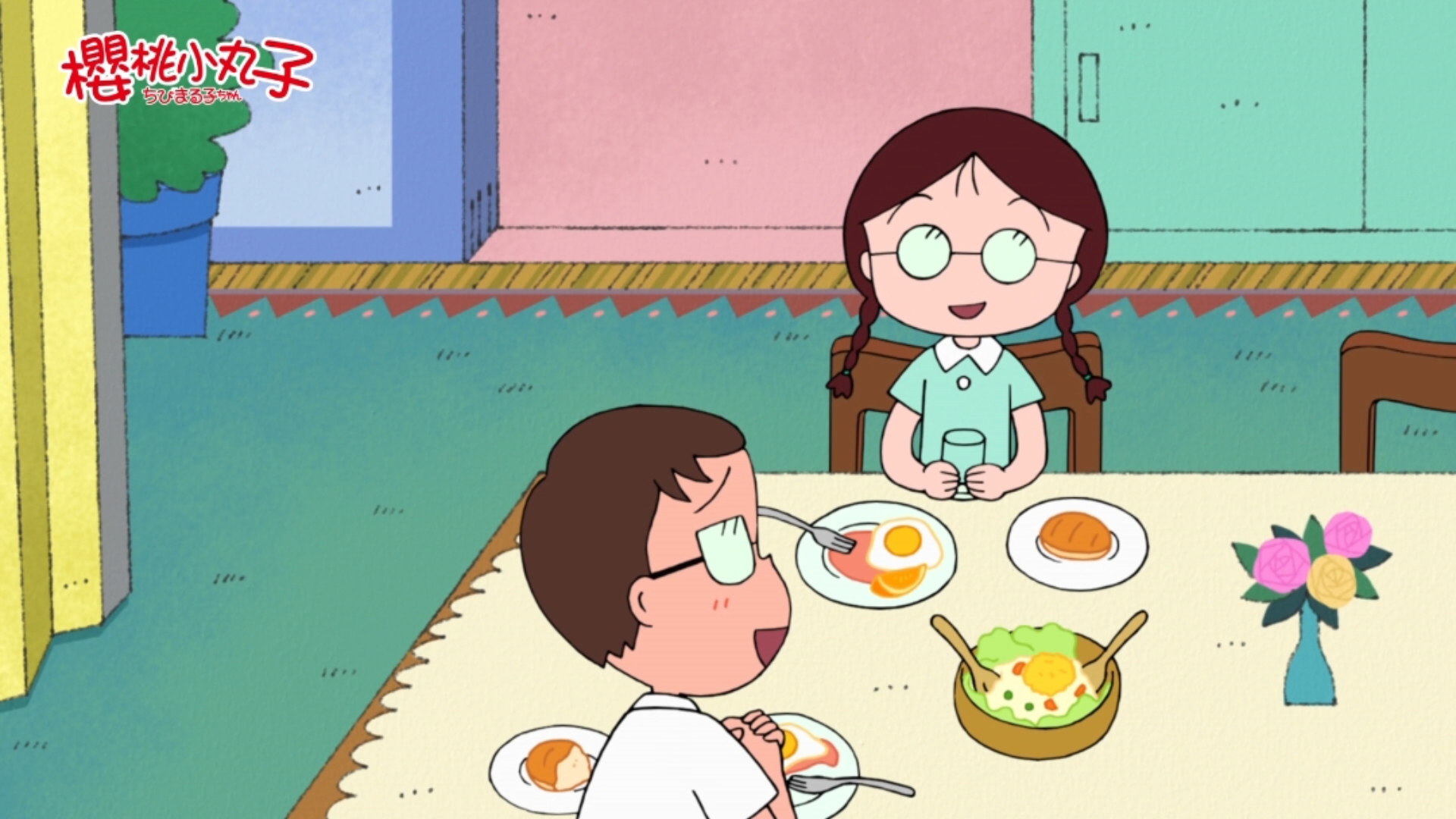 在牧场吃培根三明治,海苔饭团,饭后挤牛奶