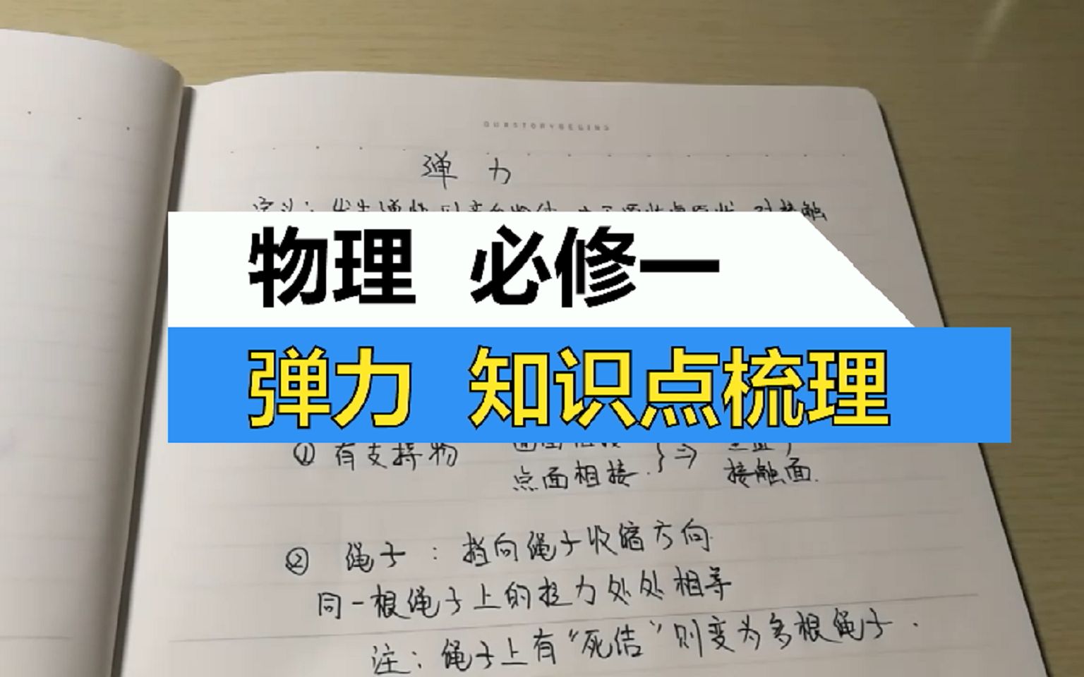 高中物理 高一 必修一 弹力知识点梳理哔哩哔哩bilibili