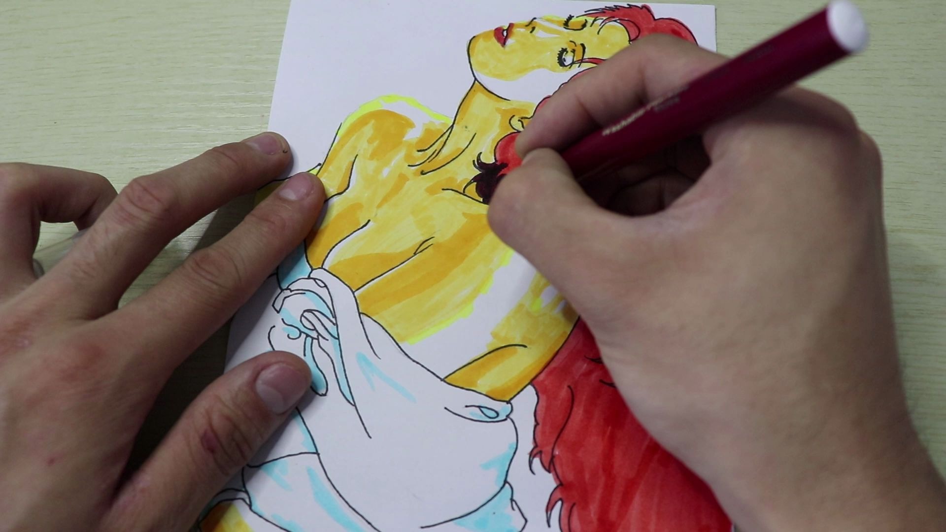 志鹏简笔画:今天教你们画《猫眼三姐妹》中的来生泪,跟我一起来画画吧