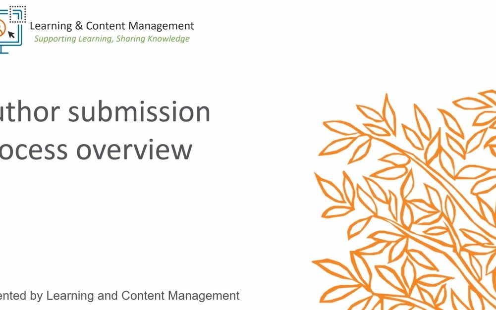 Elsevier Author submission process overview哔哩哔哩bilibili