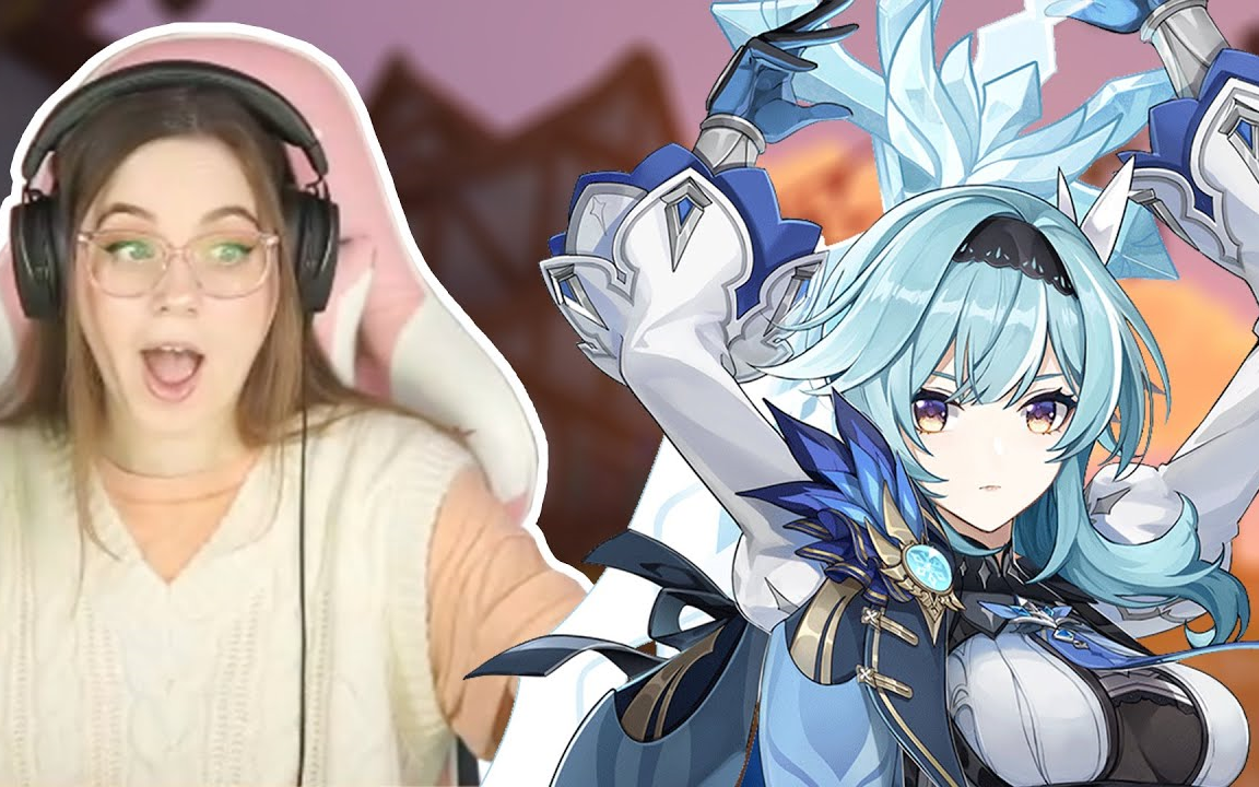 【原神】国外原神女主播sarah:优菈可以随时向我复仇!