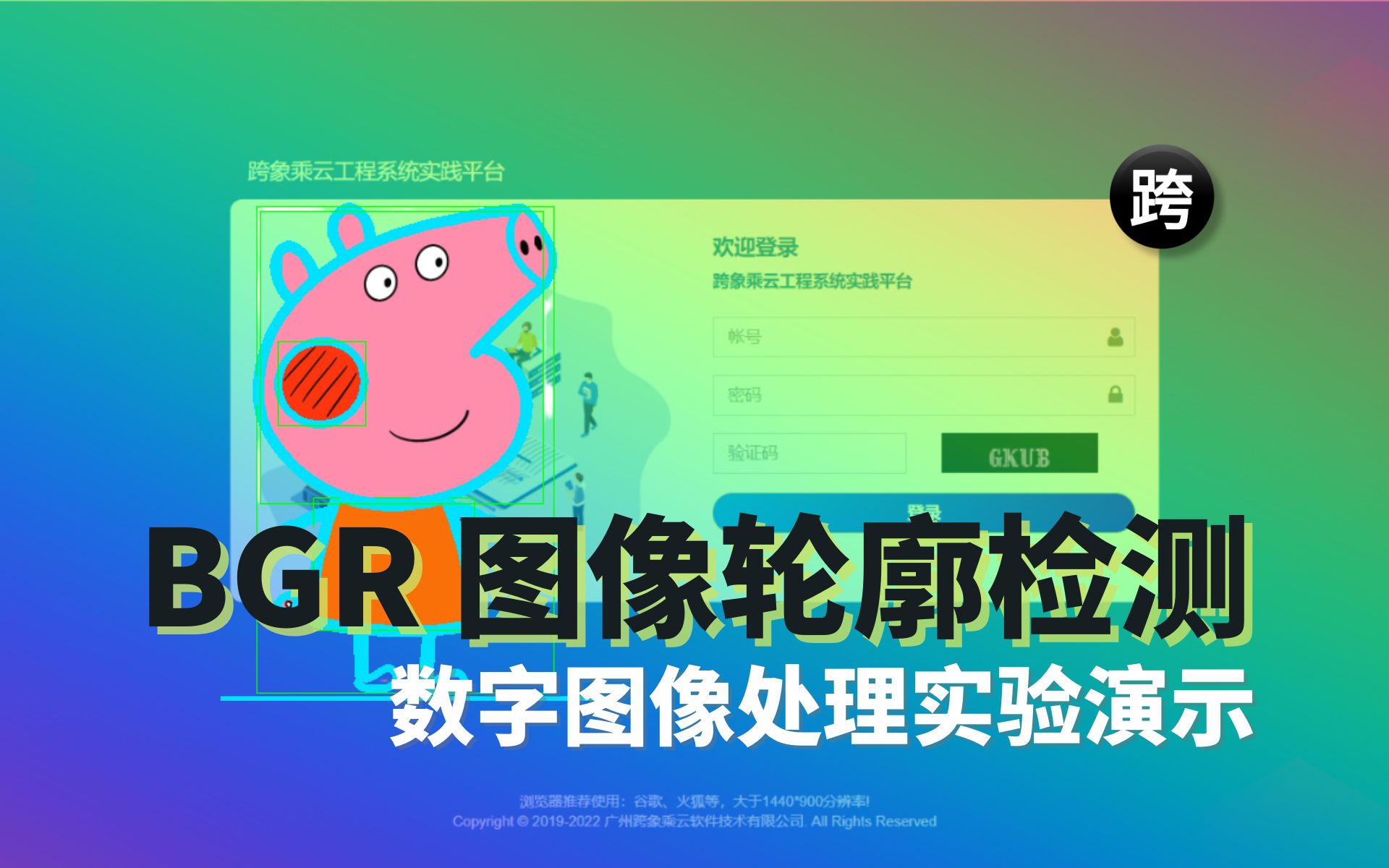 数字图像处理实验演示  29. BGR 图像轮廓检测哔哩哔哩bilibili