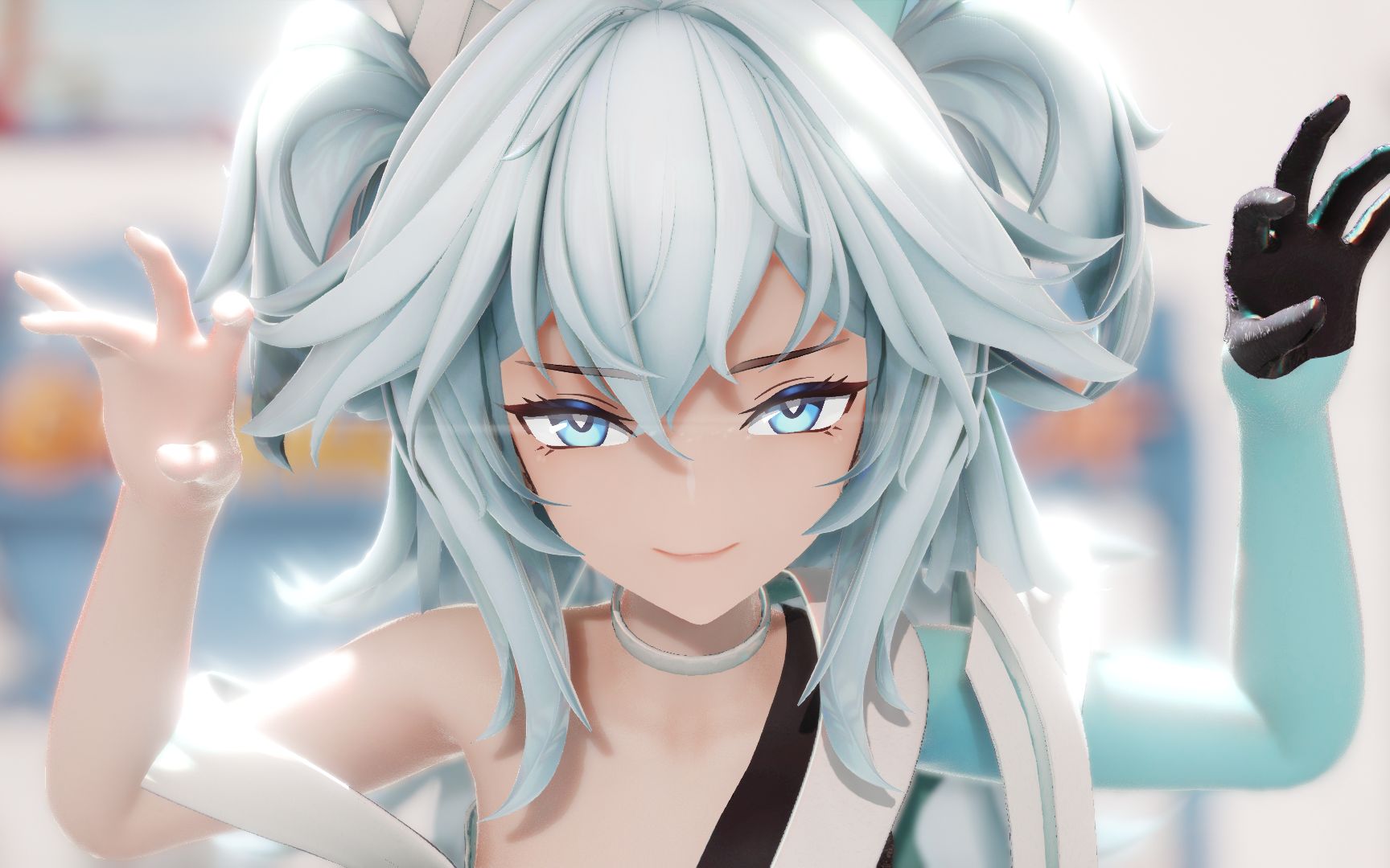 活动  【云图计划mmd 猫化芙洛伦】教授,要和芙洛伦一起玩吗