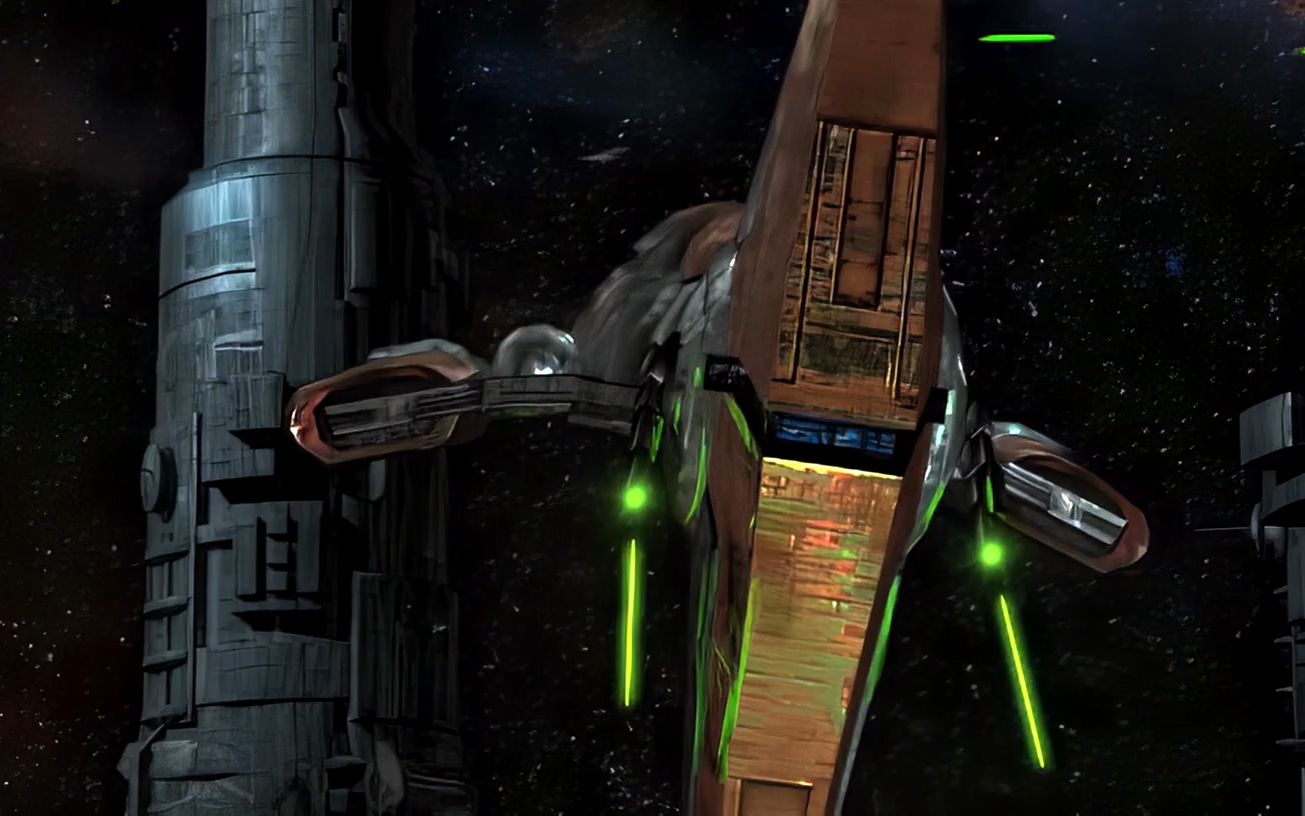 星球大战 旧共和国武士 锤头级星际巡洋舰开火攻击star forge上的城市