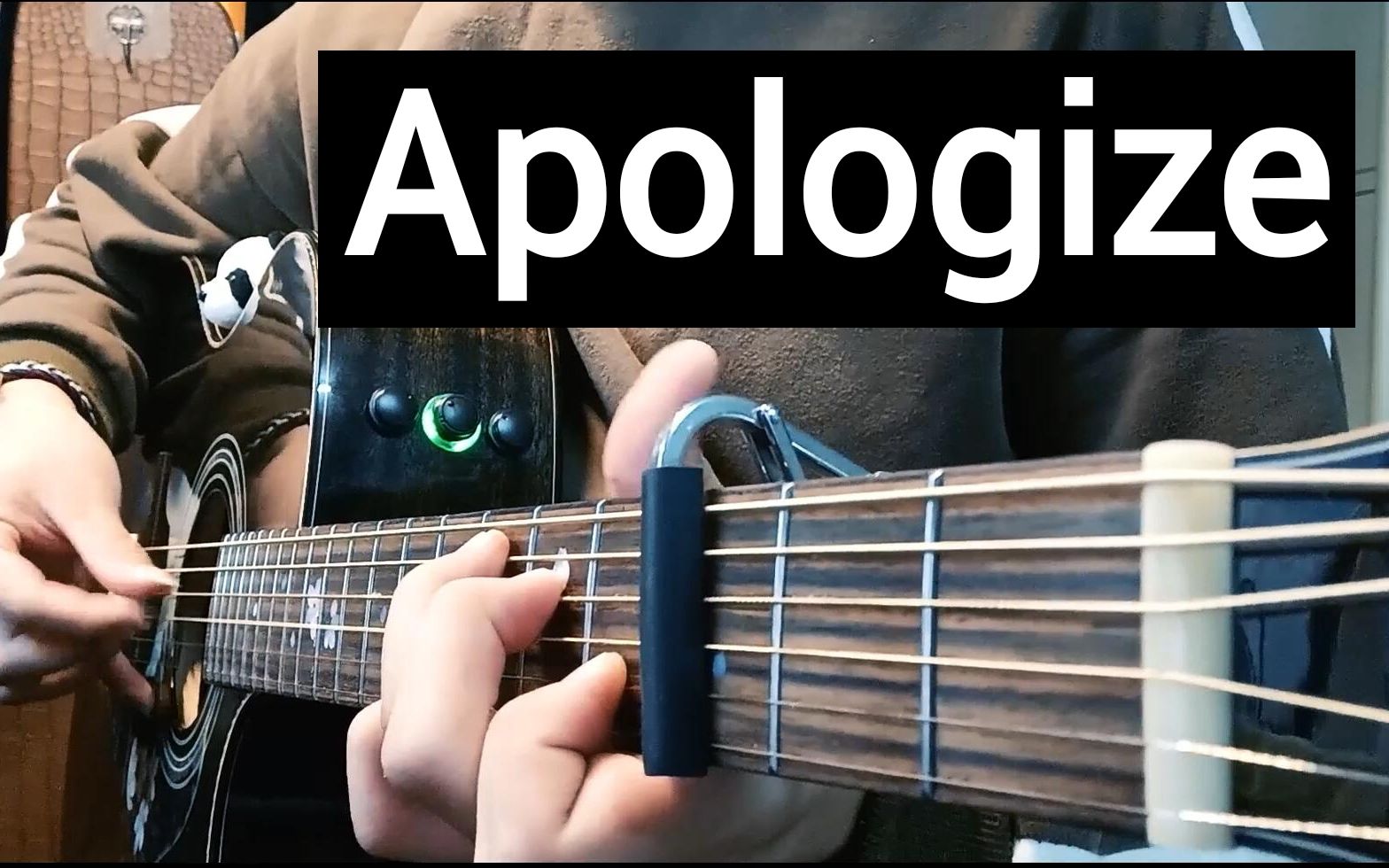 [图]【附谱】超酷炫的Apologize! 新手进阶指弹曲