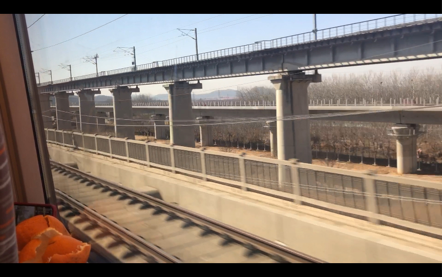 g2571济南西出站 记录济郑高铁引入济南西站进度