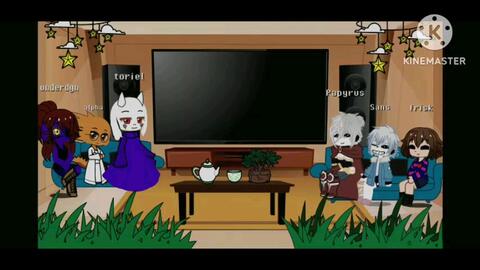 Undertale Reacts to Reaper!Sans Vs Geno!Sans(Gacha Club)_单机游戏