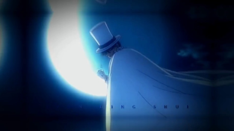 "今晚的月光真美,适合怪盗基德大显身手