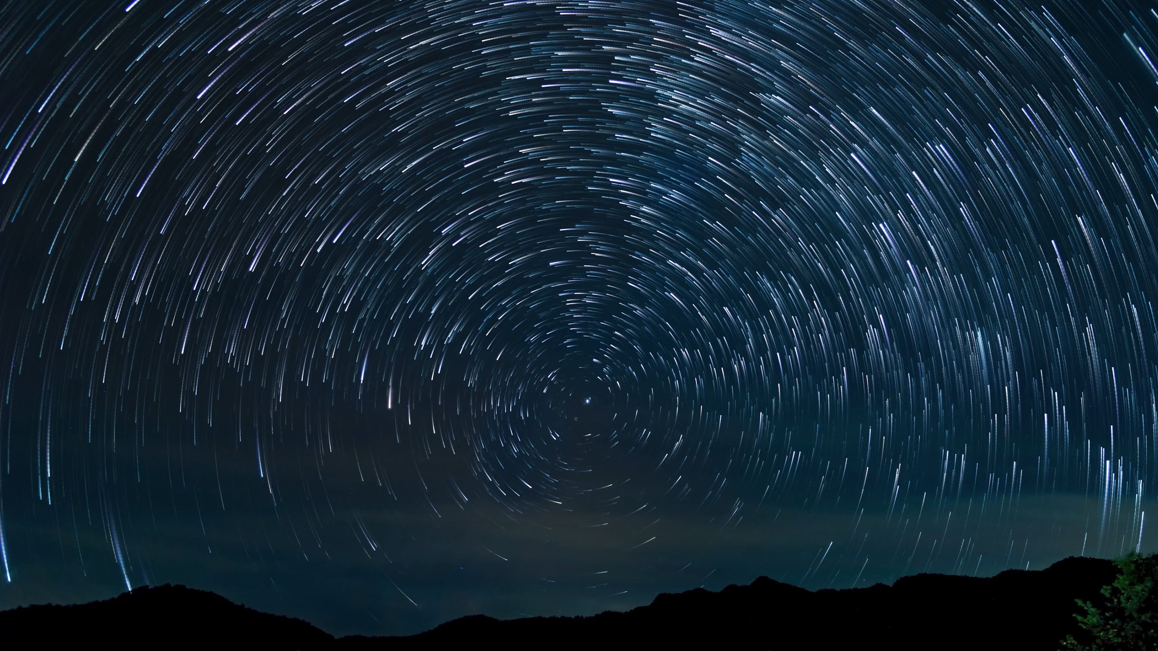 仲夏绝美同心圆星轨
